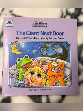 Jim Henson Presents- “Muppet Babies: The Giant Next Door” (1986) Paperback Book